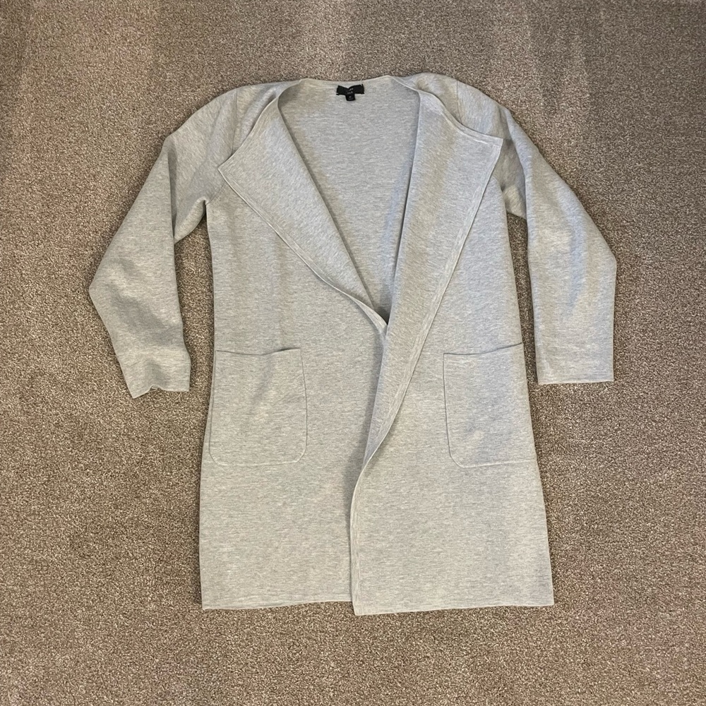 J. Crew Heather Gray Knit Sweater
